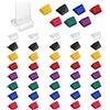ASTER 48 PZ Plastica Nome Card Stand Multi-Color Titolare Di Carta Da Gioco Pezzi Di Gioco Da Tavolo Stand per Marcatori Partito Favore