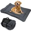 Colexy Tappetino per Cani Pieghevole, Impermeabile Letto per Cani Cuscino per Gatti Portatile Coperta per Animali Domestici Materasso Multifunzione per Viaggi, Campeggio, Escursionismo, 90x60 cm (Grigio)