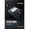 Samsung SSD Interno Memoria NVMe 980 1TB M.2 2280 - (MZ-V8V1T0BW)