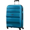 American Tourister Bon Air - Spinner L, Valigia, 75 cm, 91 L, Blu (Seaport Blue)