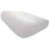 Edda Lux Federa adatta al Tempur Shape cuscino S, M e L, 50 x 31 cm, in morbido jersey di 100% cotone per guanciali da collo, Bianco