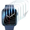 Stejnhge Pellicola Idrogel Proteggi Schermo per Apple Watch 4/5/6/SE 40mm, [5 Pezzi] TPU Senza Bolle Trasparente HD Schermo Protettivo con Facile Kit D'Installazione