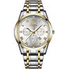 Basfur Orologio Analogico al Quarzo Uomo con Cinturino in Acciaio Inossidabile Ho-Montre-007-04
