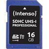 Intenso Professional Scheda di memoria SDHC da 16 GB, Class 10 UHS-I