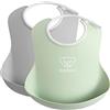 BabyBjörn Bavaglino, 2 pz, Grigio/Verde chiaro