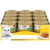 Gourmet Purina Gourmet Gold Tortini con Verdure Umido Gatti con Pollo e Carote, 24 Lattine da 85g