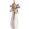Willow Tree 27337 Figurina Amicizia, Resina, Design di Suzan Lordi
