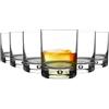 Bormioli Rocco 092622 Barglass Confezione 6 Bicchieri Whisky, Vetro, Trasparente, 27 Cl