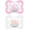 BAMED BABY ITALIA Srl Mini Air Planet Love Femmina 2-6 Mesi Mam 2 Pezzi