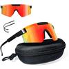SPINNE LUCAS Occhiali Veloci Uomo e da Donna, Protezione UV400, Occhiali Sportivi, Occhiali Ciclismo, Occhiali mtb, Occhiali Running, Occhiali Bici, Occhiali da Sole Sportivi Polarizzati