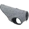 Kurgo Core Sweater - Maglione per Cani per Clima Freddo in Tessuto in Pile Lavorato a Maglia, con Collo Regolabile, Dettagli Riflettenti e Lavabile in Lavatrice - Nero Heather - S