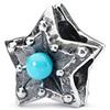 Trollbeads TAGBE-00225 - Ciondolo da donna a forma di stella di protezione, in argento 925, turchese