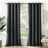 Deconovo Tende Oscuranti per Interni 2 Pezzi 240 CM Altezza, Termiche Isolanti, Anti-Rumore, con Anelli, Ideali per Camera da Letto e Soggiorno, 135x240 CM, Grigio Scuro