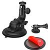 EXSHOW Supporto Auto Ventosa Camera for GoPro, 360 Rotation Car Suction Cup Dash Mount con 1/4-20 Thread for GoPro Hero 9 8 7 6 5 4 Session 3+ 3 2 1, Canon, SJCAM, Canon, YICAM, DSLR etc, Black