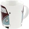 BRISA VW Collection - Volkswagen tazza in Ceramica da tè, caffè, latte, cappuccino, Campervan T1 Bus design 370ml (Fronte/Azzurro & Marrone)