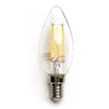 FSL Lampadina Led a Filamento E14 C35 a candela 4W Bianco caldo 2700K dimmerabile FSL