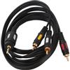 Aigostar Cavo adattatore da Jack 3,5mm audio video a 3 RCA maschio 1,8m Aigostar