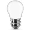 Novaline Lampadina Led Opaca a Filamento E27 G45 a sfera 6W Bianco neutro 4000K Novaline
