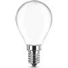 Novaline Lampadina Led Opaca a Filamento E14 G45 a sfera 6W Bianco neutro 4000K Novaline