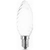 Novaline Lampadina Led Opaca a Filamento E14 C35 a tortiglione 6W Bianco caldo 2700K Novaline
