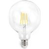 Neos Lampadina Led a Filamento E27 G125 a globo 8W Bianco caldo 2700K Neos
