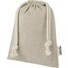 Sacchetto in cotone riciclato 150 g/m² Pheebs 15x20 cm personalizzate o neutre