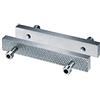 HEUER 116120 morsa Forno di cottura |, temprata, in acciaio zincato, wend e sostituibile AC/AC, un lato liscio e l' altro con Venature | Adatto per morsa 120 mm