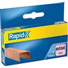 Rapid 'Rapid Punti metallici Bambino, lunghezza 4 mm, 3000 punti metallici, cuce fino a 15 Fogli, filo robusto ramato, 11974688