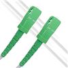 Elfcam - 10m Cavo Fibra Ottica SC/APC per SC/APC Simplex Monomodale 9/125μm LSZH, Compatibile con Fibra FTTH, Bianco,(10M)