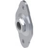 FAC accessori cancelli Piastrina imbutita regolabile 2 fori ricambio per cardine cancello FAC RC1014.018