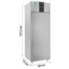 Armadio Refrigerato Verticale Professionale Positivo 600, -2°C/+8°C, Profondità 70 cm, con Luce a Led e Serratura
