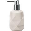Kleine Wolke Dispenser di sapone, resina, rafia, Länge 8 x Breite 8 x Höhe 17 cm