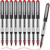 OFFCUP Penne Gel, 10Pcs Penna a Sfera, 0.5MM Penna Roller a Inchiostro Liscio ad Asciugatura Rapida Punta Fine Penne a Inchiostro Liquido Liscio Forniture di Cancelleria per Scuola Ufficio