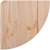 WooDeeDoo Mensola angolare in legno naturale di pino, 3 dimensioni, per progetti fai da te 220 x 220 x 14 mm