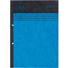 NU: Craze Cloud Range, blocco di ricarica, formato A4, blu, quaderni di cancelleria, blocco note a righe, 110 pagine