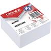 OFFICER PRODUCTS Blocco note incollato bianco 85 x 40 x 85 mm