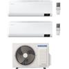 Samsung Climatizzatore Condizionatore Cebu Samsung dualsplit 9000+9000 inverter con AJ050TXJ2KG/EU Classe A+++/A++ 9+9
