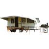 CONVER Parasole per roulotte Creta MADE IN ITALY TAGLIA 2 2: 350-400CM