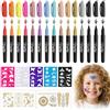 Vanplay Tatuaggi Temporanei Penna Truccabimbi con 15 Tattoo Pen, 5 Fogli per Stencil per Tatuaggi e 2 Adesivi per Tatuaggi per Regalo Bambina Bambino 7 8 9 10 11 12 Anni Tatuaggi Per Bambini e Adulti
