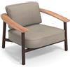 Emu Divano 1 posto Twins Alu-Teak