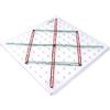 Learning Resources Geopiano Trasparente con Elastici, 11 x 11 Chiodini, Chiodini in plastica Resistente, Giocattolo educativo matematico per l'apprendimento della Geometria, dai 5 Anni in avanti