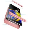 Lanpangzi Custodia Samsung Galaxy Note 9 Case+ Pellicola Vetro Temperato Lanpangzi TPU Silicone 3 in 1 Combinazione Anti Graffio Protettivo Bumper Caso - D'oro Rosa