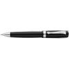 Kaweco STUDENT Penna a sfera nera con design nostalgico in resina pregiata, tratto 1 mm di spessore, penna a sfera girevole di alta qualità, 13 cm