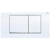 Geberit 115.899.KJ.1 Placca di Comando Twinline per risciacquo a 2 quantità, 34 x 18.5 x 3.2 cm, Bianco