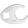 KS Tools 913.3917 3/8 Chiave a forchetta ad innesto,poligonale,CHROME 17mm