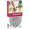 Elanco ADVANTIX CANI PICCOLI FINO A 4 KG - 4 PIPETTE - SCORTA