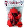 TAP-TRAP® ROSSO - 5 TAPPI TRAPPOLA ORIGINALI + LA VERA ESCA ECOLOGICA per proteggere dal moscerino della frutta (Drosophila Suzuki) vespe e calabroni