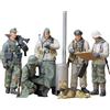 Tamiya 300035212 - Set Statuette Soldati Tedeschi della seconda Guerra Mondiale, Scala: 1:35