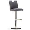 Robas Lund Ca.Sta - Sgabello da Bar in Poliuretano Espanso, Colore: Grigio, L/H/P: Ca. 42 x 87-112 x 51 cm