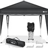 tillvex Gazebo 3x3m impermeabile | Gazebo pieghevole pop-up regolabile in altezza | Tenda da giardino protezione UV 50+ | Tenda Padiglione con borsa (Antracite)
